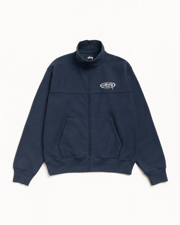 stüssy FLEECE TRACK JACKET Navy