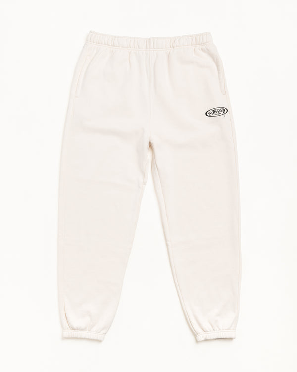 stüssy FLEECE TRACK PANT Cream