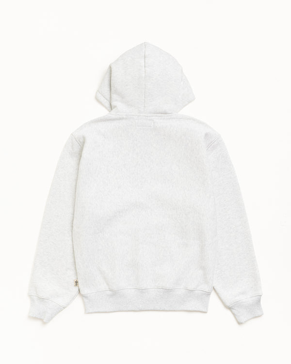 Stüssy FLEECE ZIP HOODIE Ash Heather
