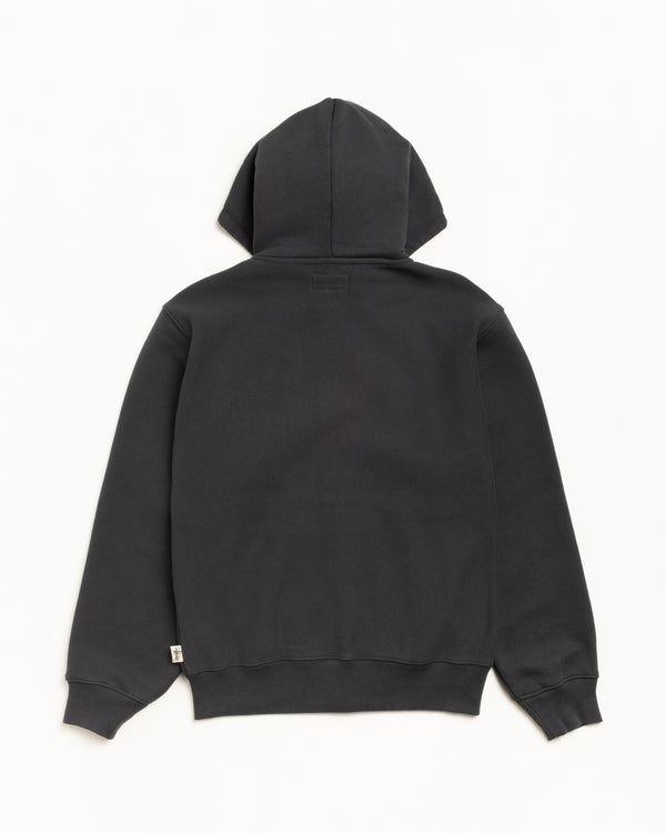 Stüssy FLEECE ZIP HOODIE Black