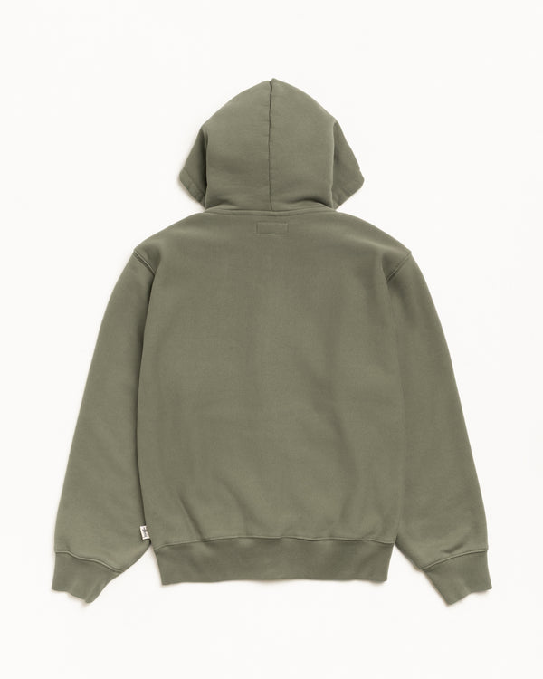 Stüssy FLEECE ZIP HOODIE Green