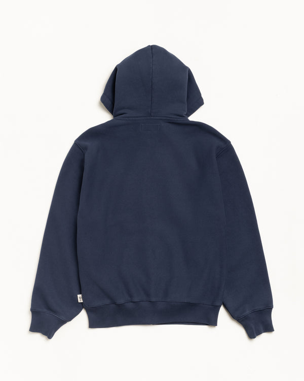 Stüssy FLEECE ZIP HOODIE Navy