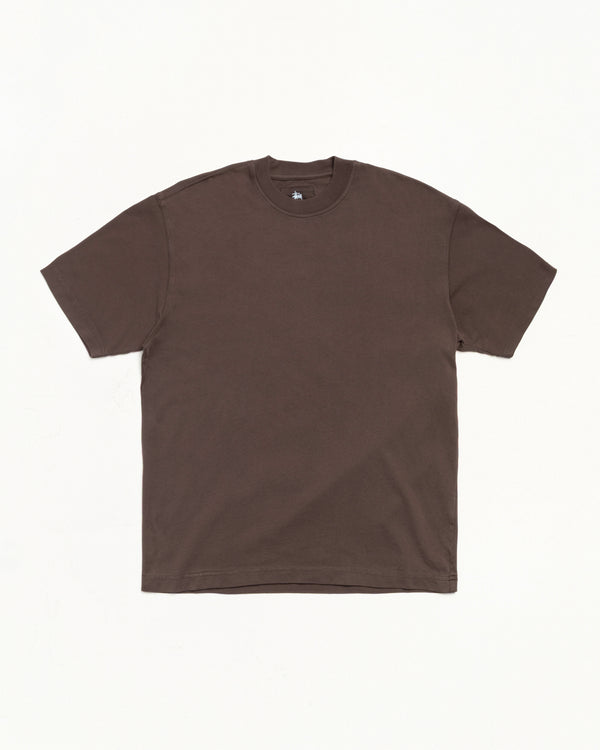 stüssy GARMENT DYED SS TEE Brown