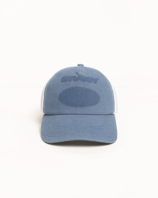 stüssy GHOST LOGO TRUCKER Blue