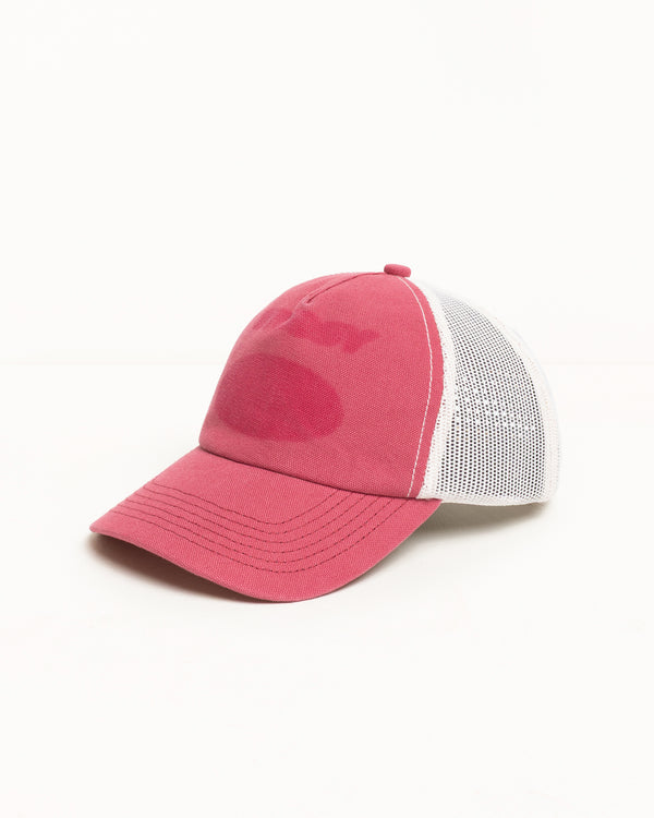 Stüssy GHOST LOGO TRUCKER Red