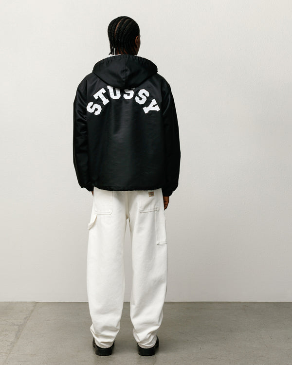 Stüssy HOODED COACHES JACKET Black