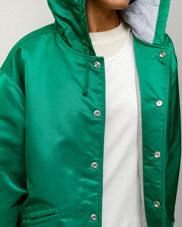 Stüssy HOODED COACHES JACKET Green