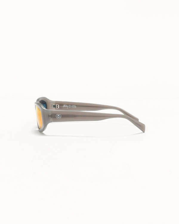 Stüssy LANDON SUNGLASSES Grey / Silver Flare Lens