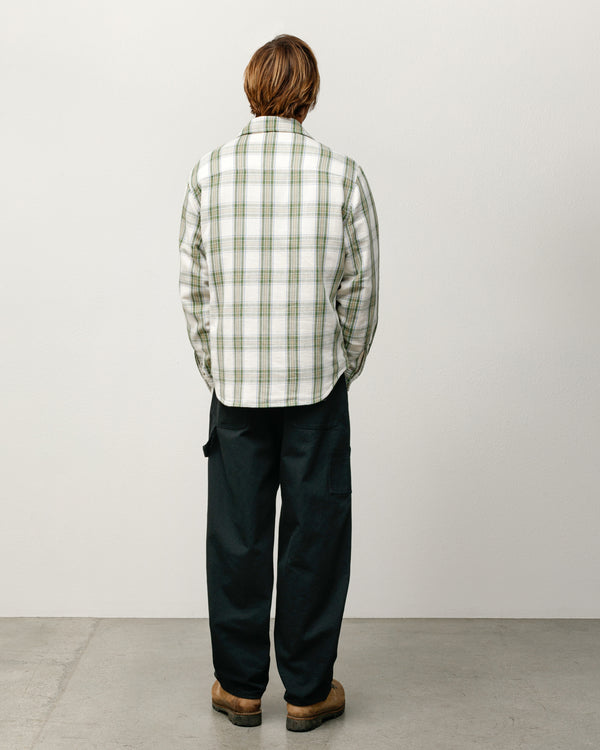 Stüssy LAU PLAID SHIRT JACKET Off White