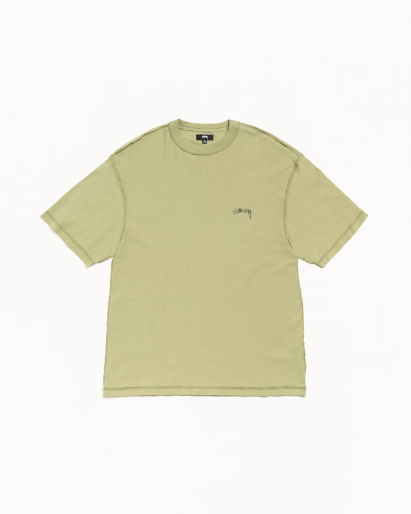 stüssy LAZY TEE Light Olive