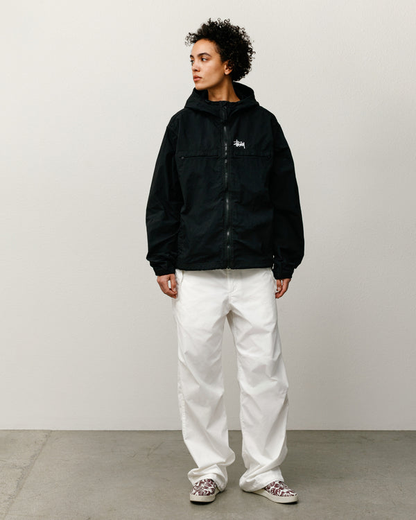 Stüssy LIGHTWEIGHT HOODED JACKET Black