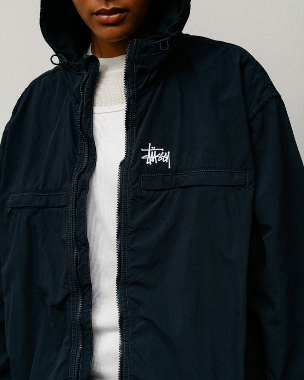 Stüssy LIGHTWEIGHT HOODED JACKET Navy