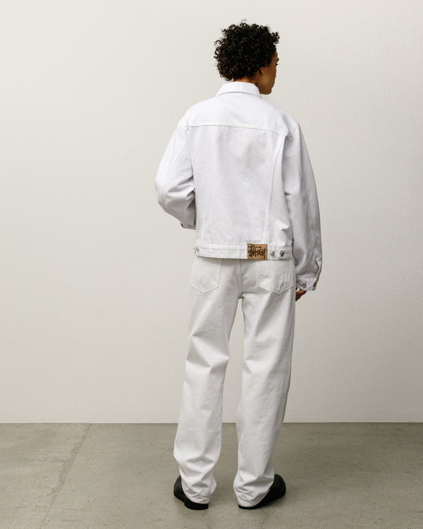 Stüssy LINED DENIM TRUCKER JACKET White