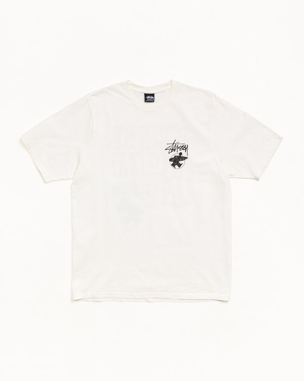 stüssy LONG HAUL TEE PIGMENT DYED Natural