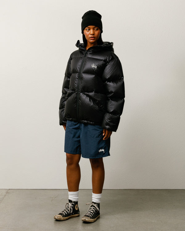 Stüssy MICRO RIPSTOP DOWN PARKA Jet Black