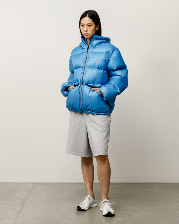Stüssy MICRO RIPSTOP DOWN PARKA Sky Blue