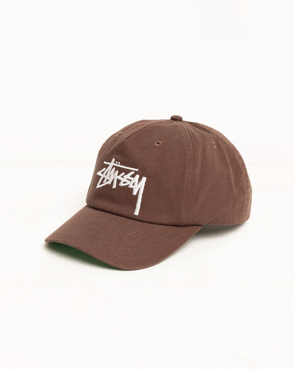 Stüssy MID-DEPTH BIG STOCK SNAPBACK Chocolate