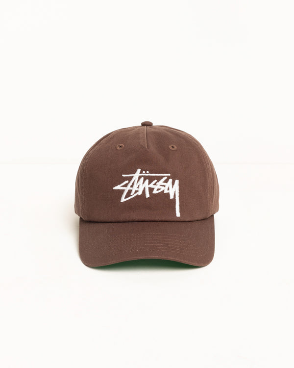 stüssy MID-DEPTH BIG STOCK SNAPBACK Chocolate