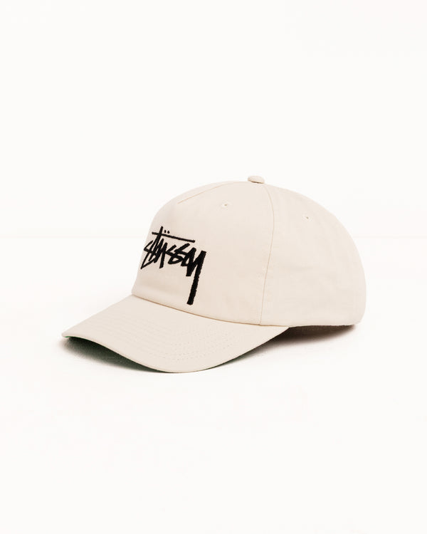 Stüssy MID-DEPTH BIG STOCK SNAPBACK Faded Tan