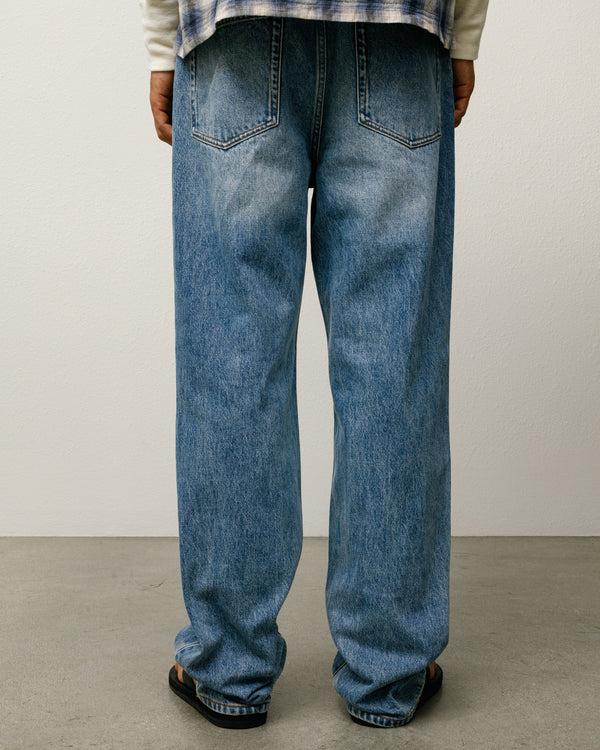 Stüssy NEW CLASSIC JEAN DENIM Indigo Stone Wash