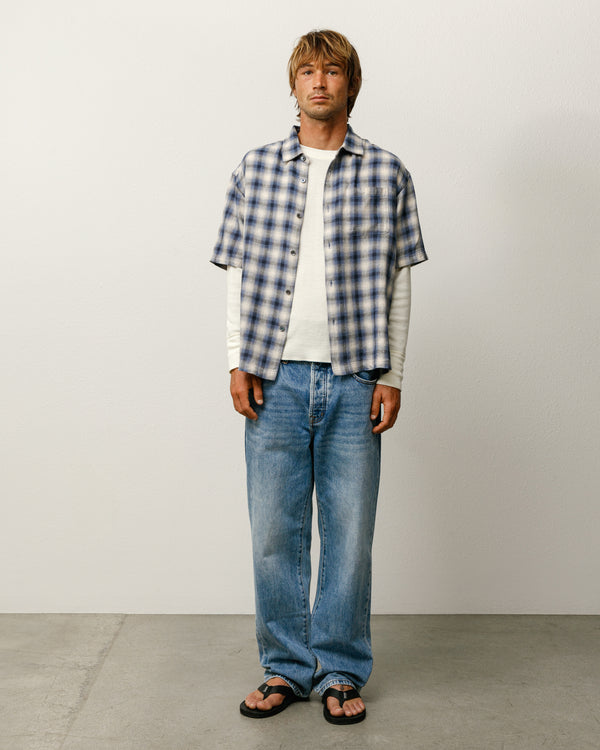 stüssy NEW CLASSIC JEAN DENIM Indigo Stone Wash
