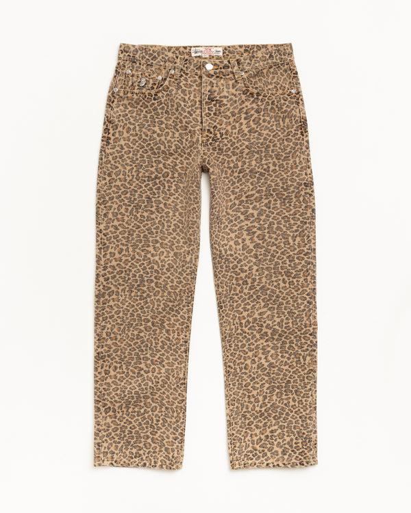 Stüssy NEW CLASSIC JEAN DENIM Leopard