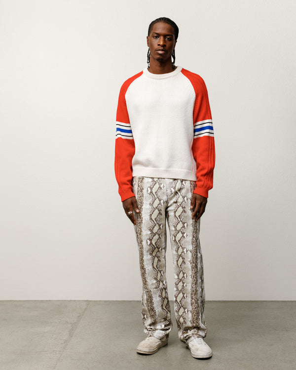 stüssy NEW CLASSIC PANT LEATHER Snake