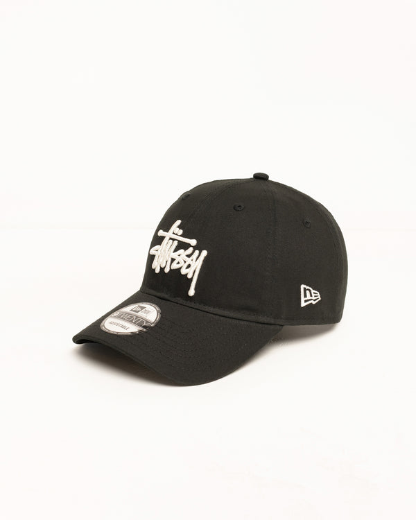 Stüssy NEW ERA 9TWENTY BASIC STRAPBACK Black