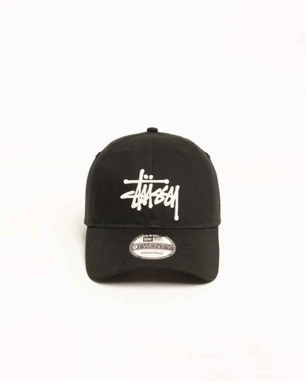 stüssy NEW ERA 9TWENTY BASIC STRAPBACK Black