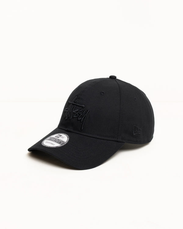 Stüssy NEW ERA 9TWENTY BASIC STRAPBACK Onyx