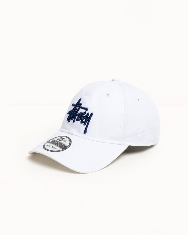 Stüssy NEW ERA 9TWENTY BASIC STRAPBACK White