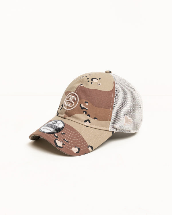 Stüssy NEW ERA 9TWENTY SS LINK TRUCKER Desert Camo