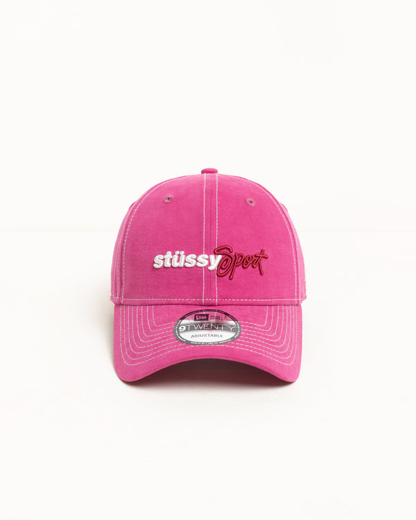 stüssy NEW ERA 9TWENTY STÜSSY SPORT STRAPBACK Pink