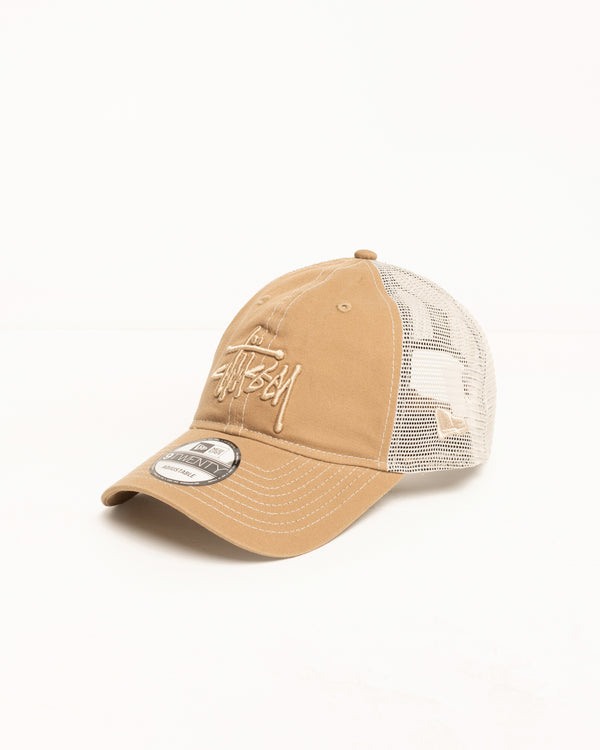 Stüssy NEW ERA 9TWENTY TONAL BASIC TRUCKER Khaki