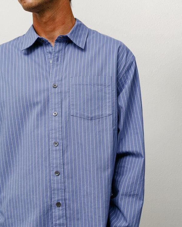 Stüssy OXFORD SHIRT Blue Stripe