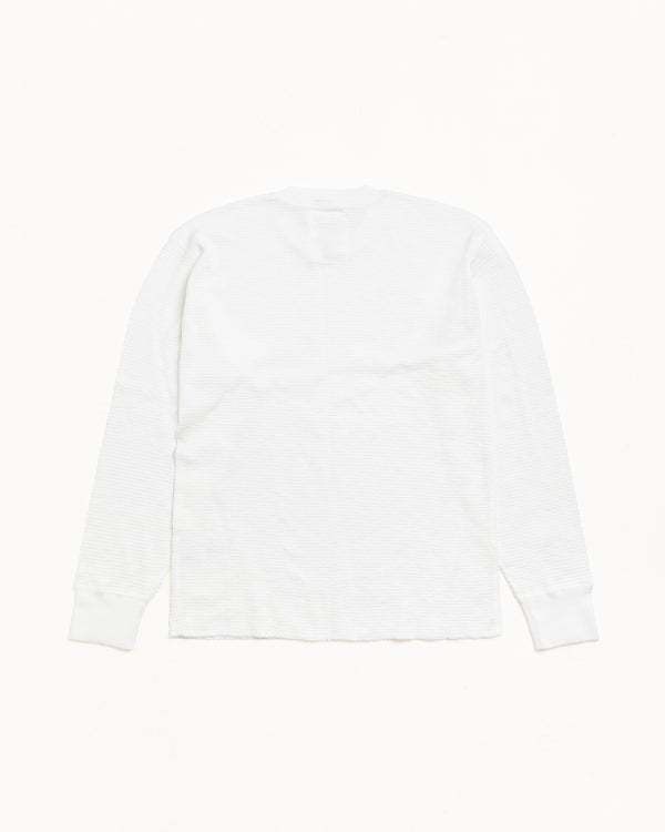 Stüssy PIGMENT DYED LS THERMAL White