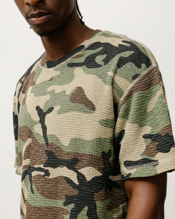 Stüssy PIGMENT DYED SS THERMAL Camo