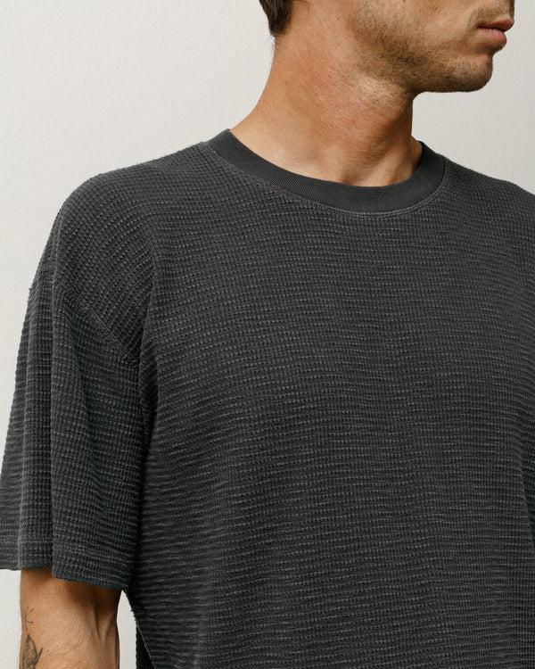 Stüssy PIGMENT DYED SS THERMAL Faded Black