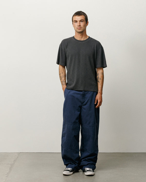 stüssy PIGMENT DYED SS THERMAL Faded Black