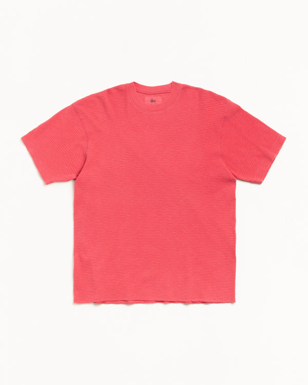 stüssy PIGMENT DYED SS THERMAL Washed Red