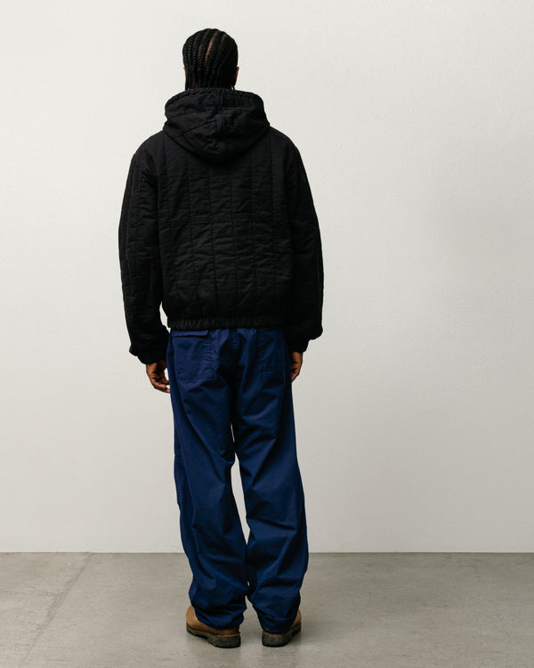 Stüssy QUILTED CANVAS WORK JACKET Black