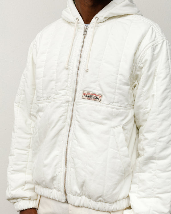 Stüssy QUILTED CANVAS WORK JACKET Bone