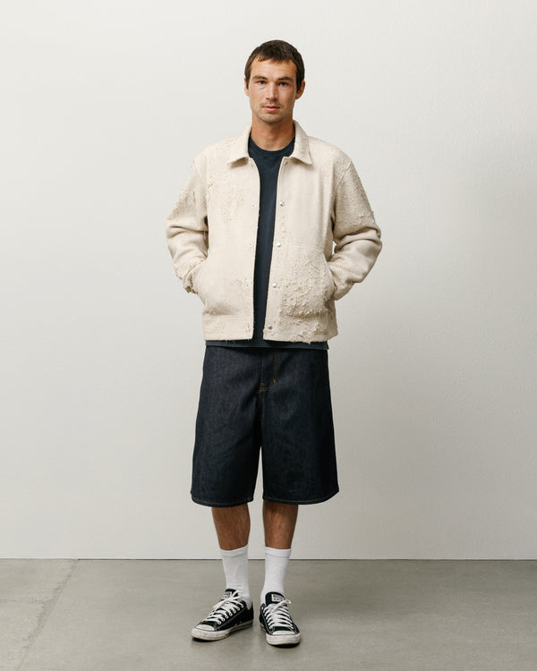 stüssy RAW DENIM WORK SHORT Indigo