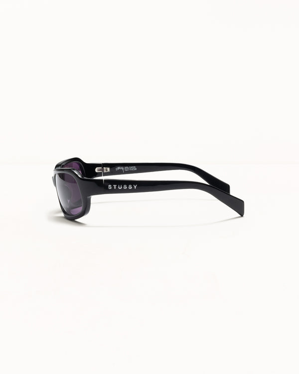 Stüssy ROME SUNGLASSES Black / Lavender Lens