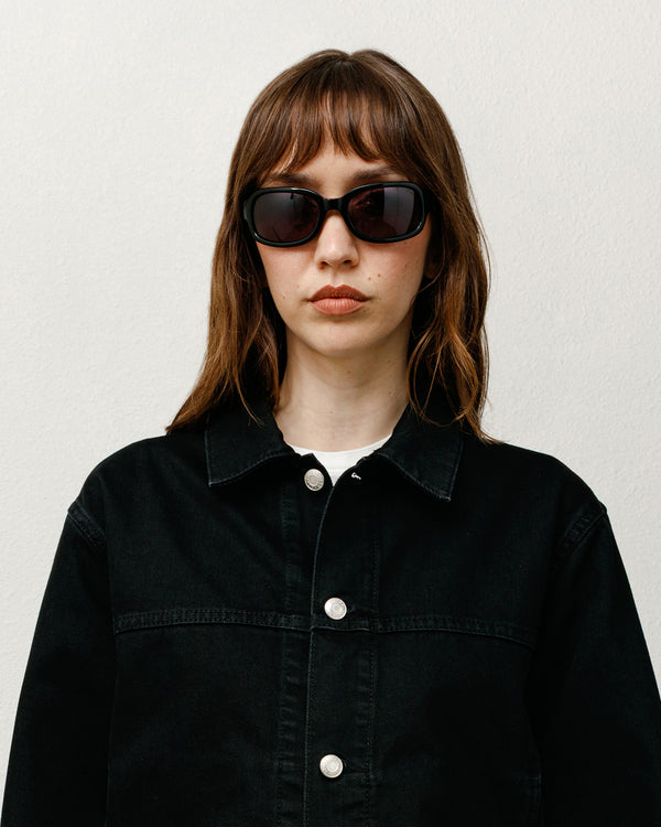 stüssy ROME SUNGLASSES Black / Lavender Lens