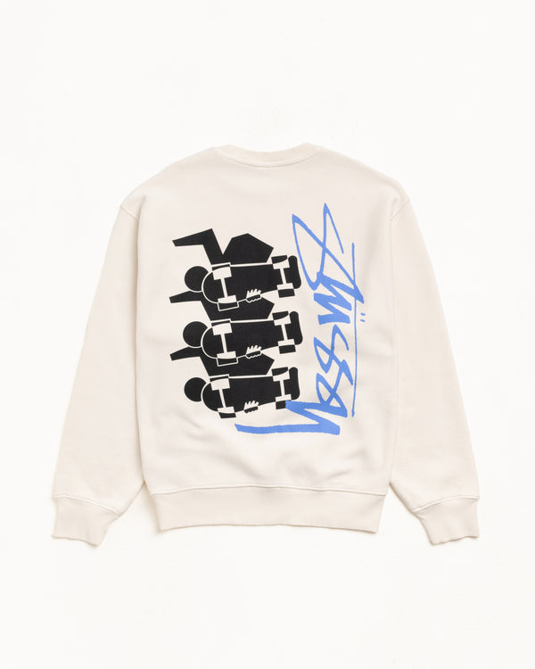 Stüssy SKATE STACK CREW Bone
