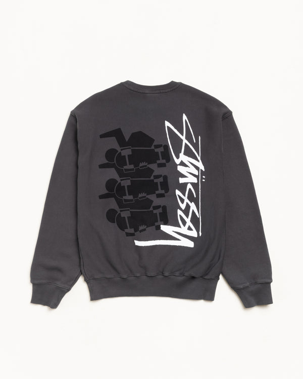 Stüssy SKATE STACK CREW Faded Black