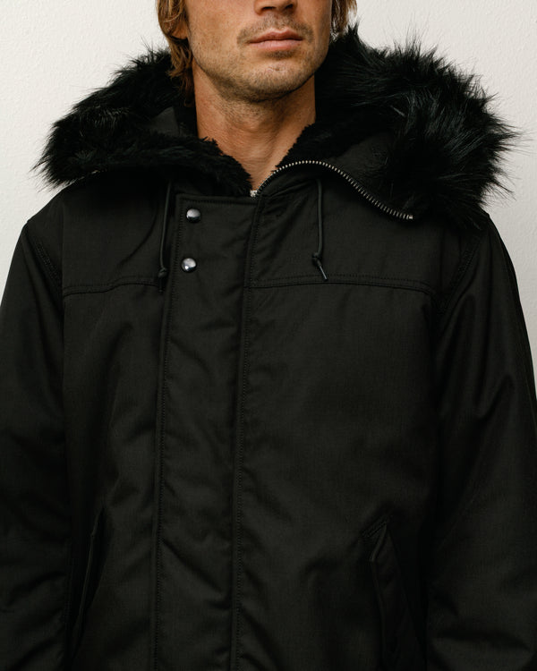 Stüssy STÜSSY ALPHA WINTER PARKA Black