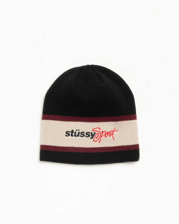 stüssy STÜSSY SPORT STRIPE SKULLCAP Black