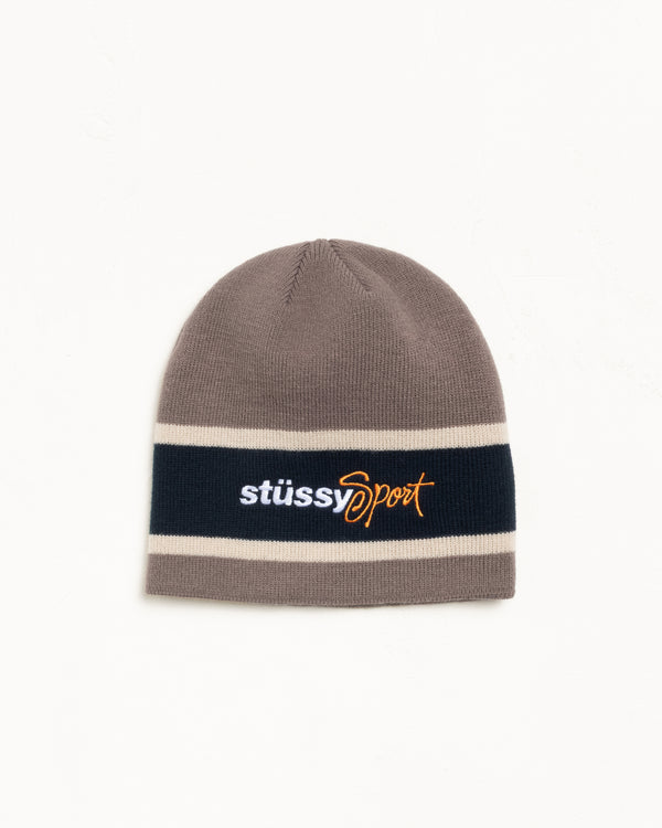 stüssy STÜSSY SPORT STRIPE SKULLCAP Sand